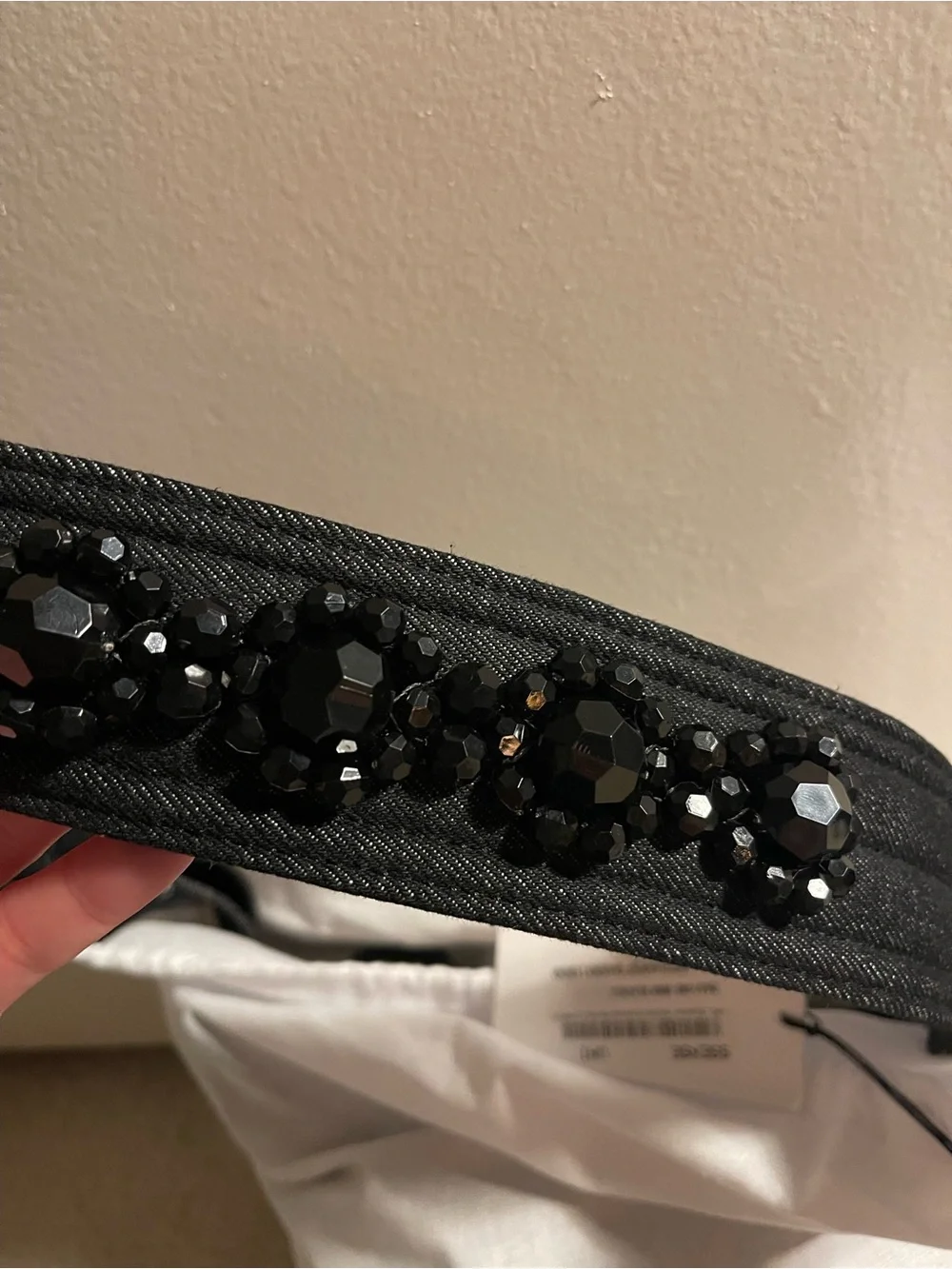 Simone Rocha Bead Embellished Bow Bag